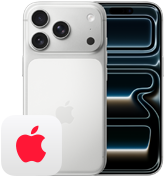 Lado a lado, iPhone 17 Pro, parte trasera, sistema de cámaras Pro, 3 lentes, micrófono, flash, iPhone 17 Pro, parte frontal con diseño todo pantalla