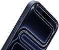 iPhone 17 Pro, parte frontal, Dynamic Island en la parte superior, Botón de Acción, botones de volumen