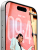 iPhone 17 Pro, parte frontal, se muestra la pantalla bloqueada de iOS 26, Dynamic Island en la parte superior, Botón de Acción, botones de volumen
