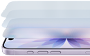 iPhone 17, parte frontal, parte lateral, vista detallada de las capas del Ceramic Shield