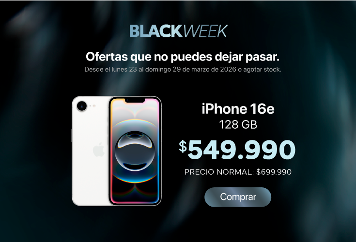 BlackWeek marzo 2026 - iPhone 16e