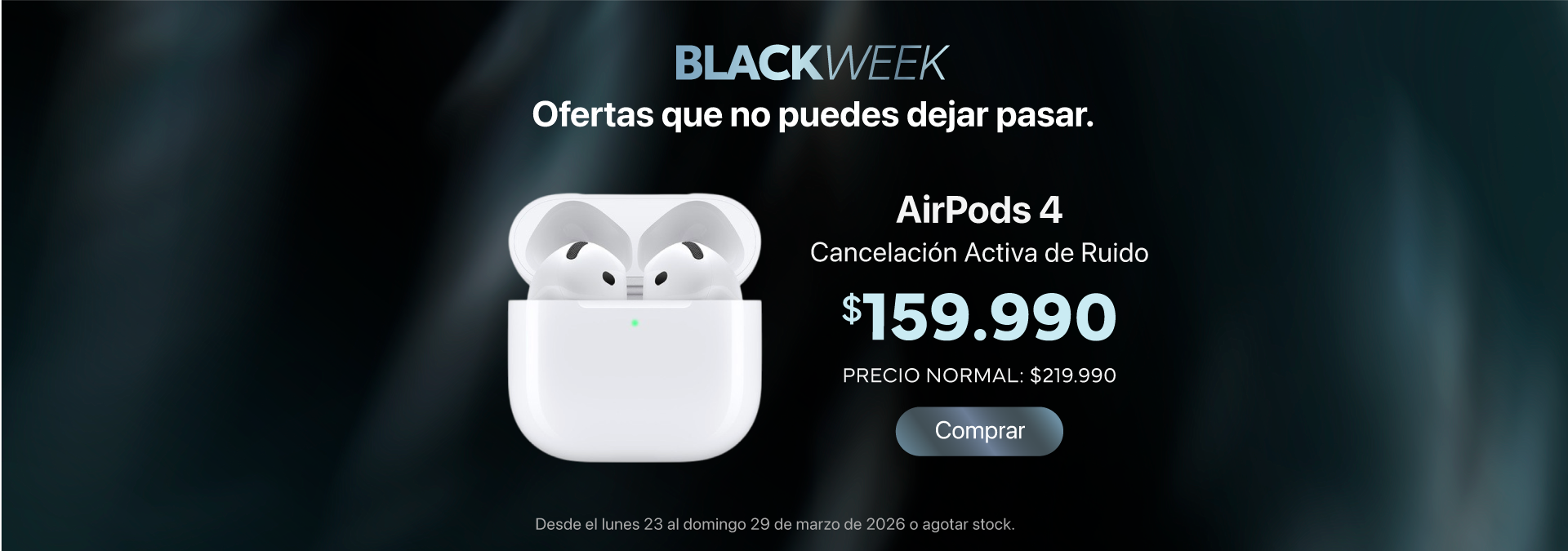 BlackWeek marzo 2026 - AirPods 4