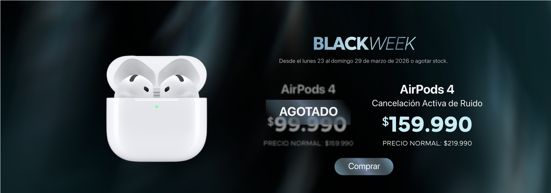 BlackWeek marzo 2026 - AirPods 4