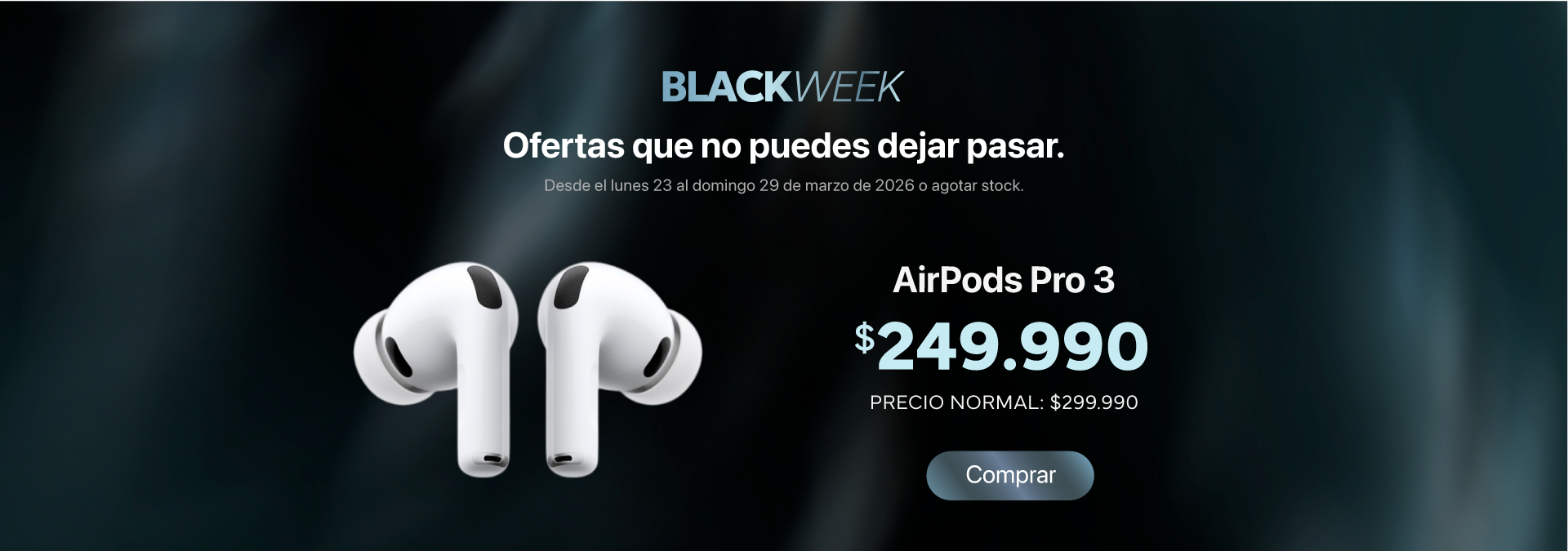 BlackWeek marzo 2026 - AirPods Pro 3