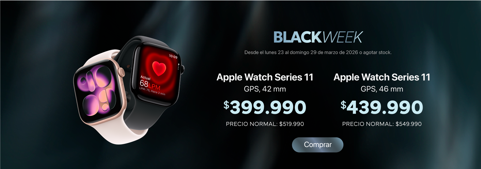 BlackWeek marzo 2026 - Apple Watch Series 11