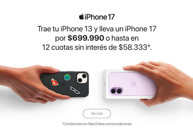 TopUp iPhone 13 - iPhone 17 (abril 2026)
