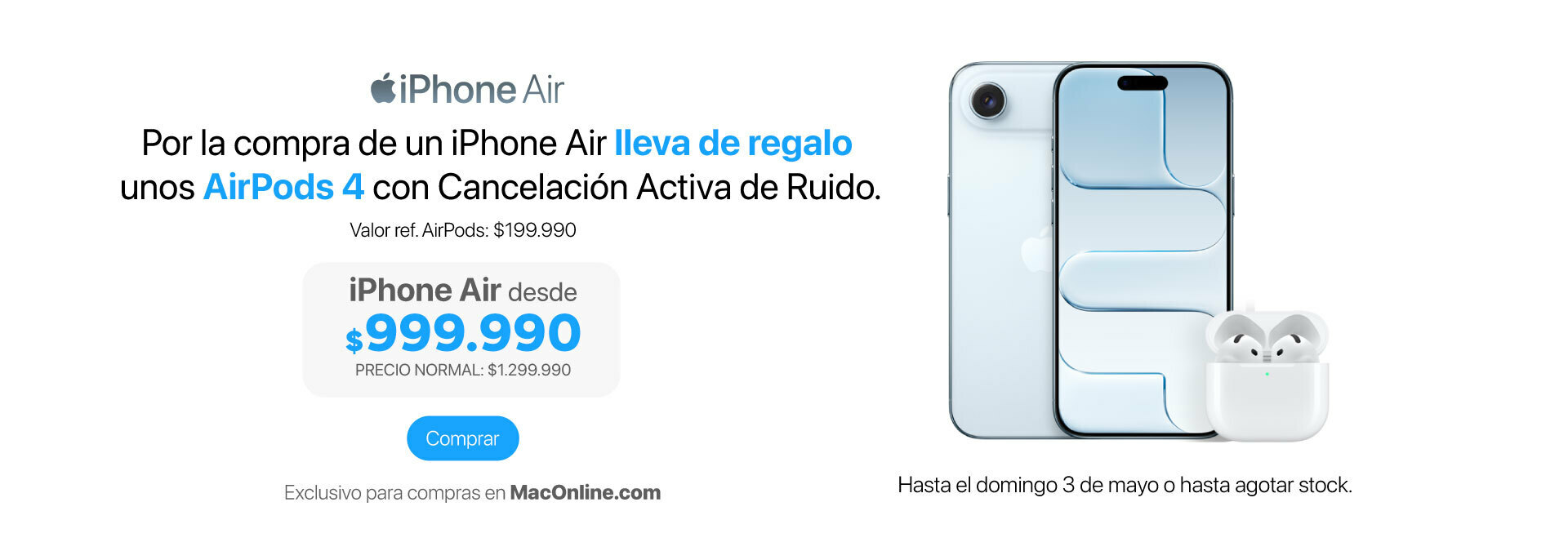 Pomo iPhone Air + AirPods 4 CAR