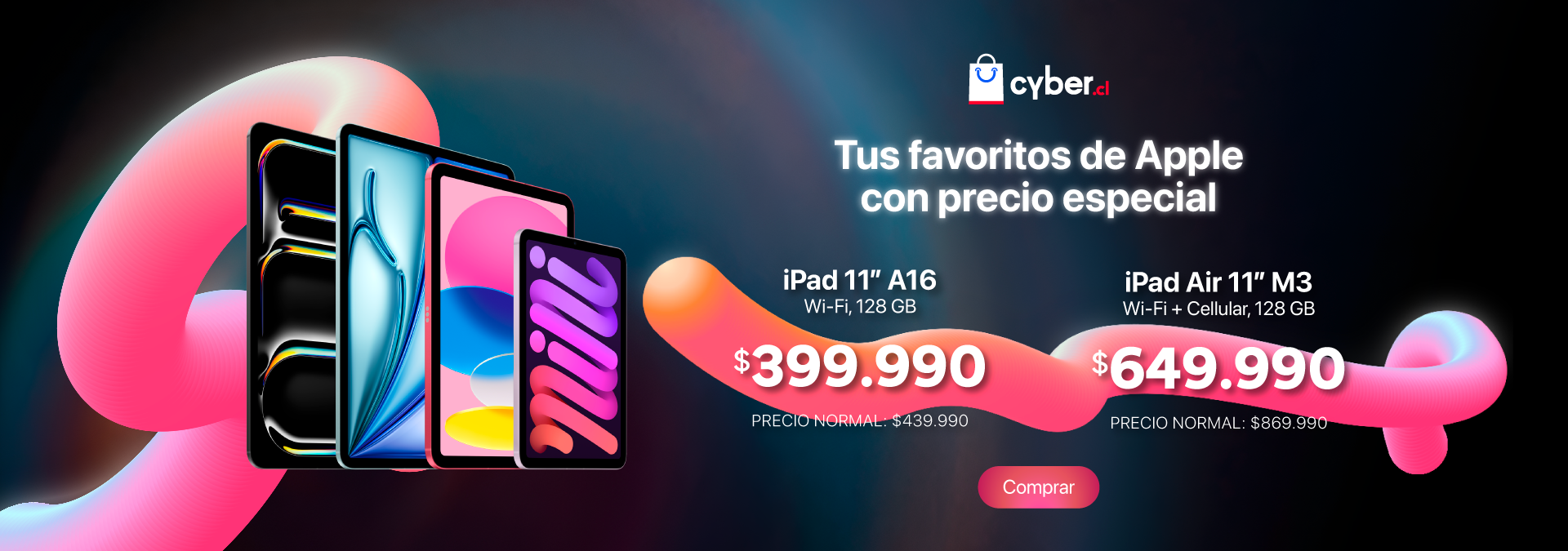 Cyber junio 2026 - iPad A16 y iPad Air M3