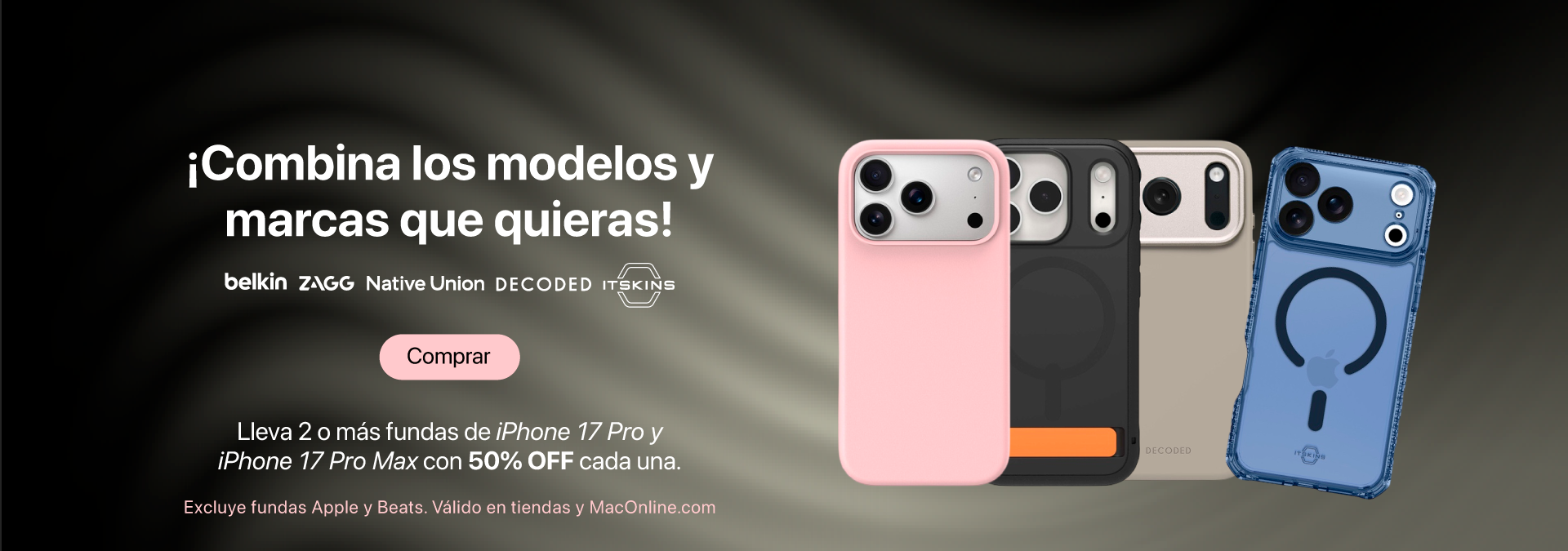 Fundas iPhone 17 Pro & iPhone 17 Pro Max (Promo)
