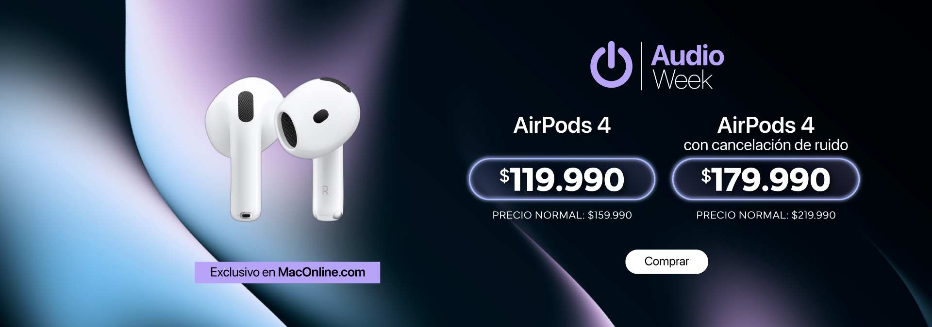 Audio Week agosto 2026 - AirPods 4