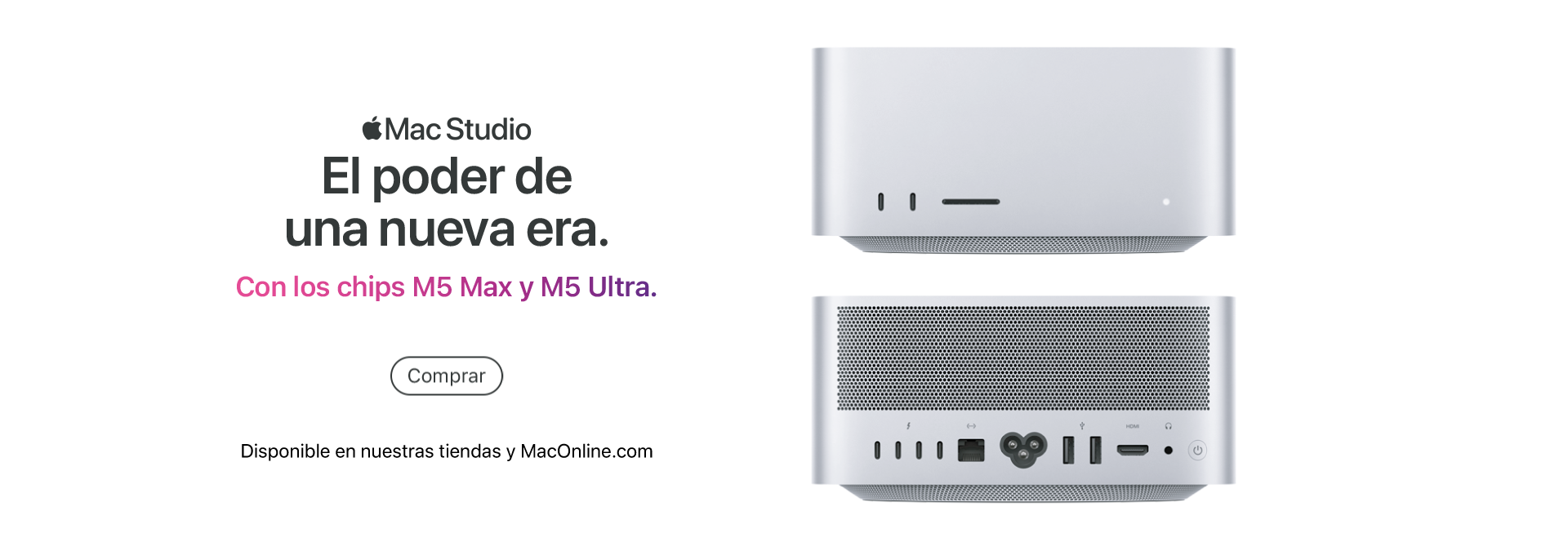 Mac Studio M5 Max y M5 Ultra
