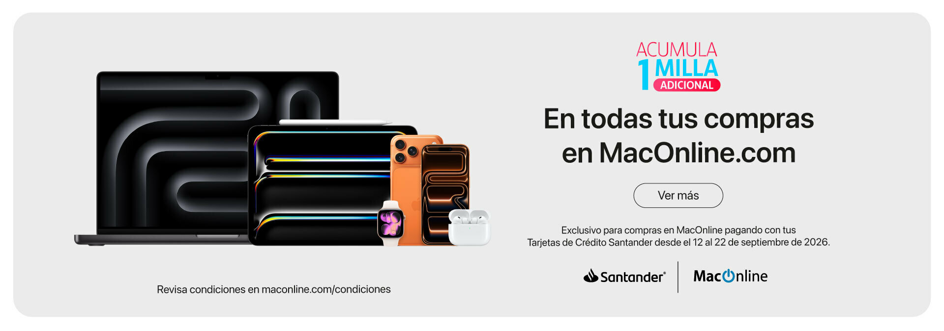 Millas Santander - Septiembre 2026