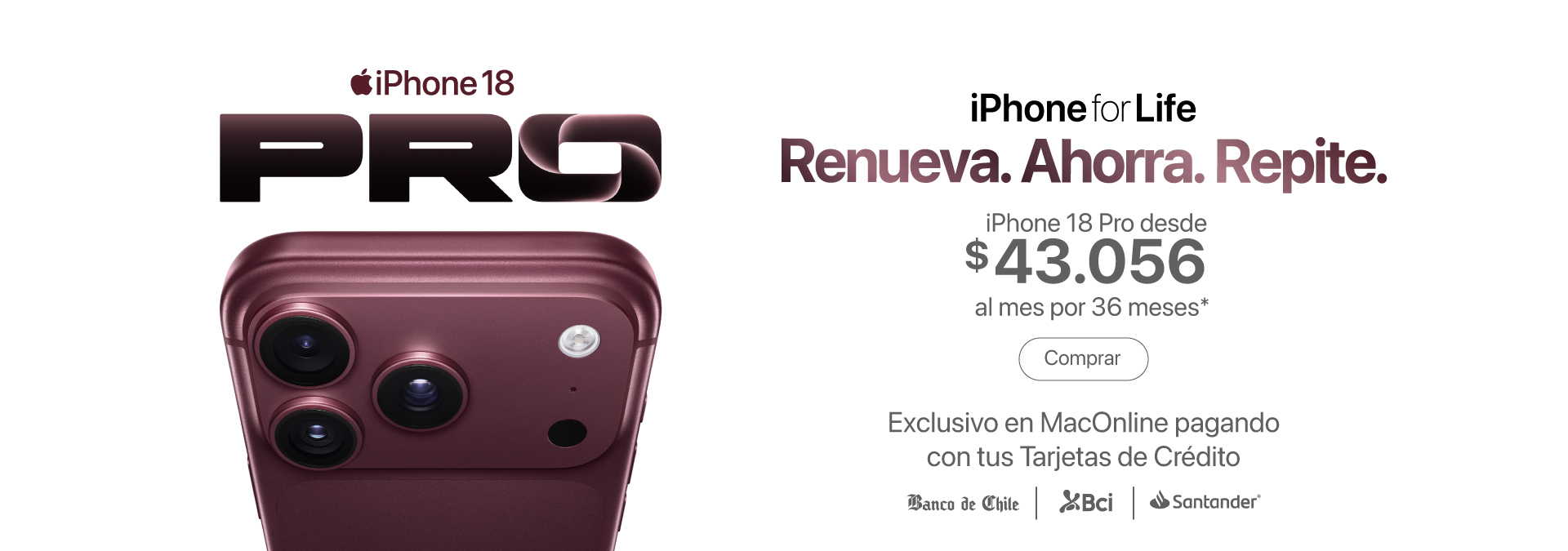iPhone for Life - iPhone 18 Pro