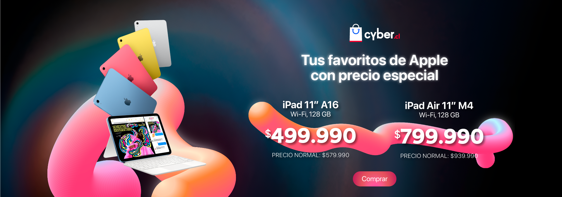 Cyber octubre 2026 - iPAd A16, Air