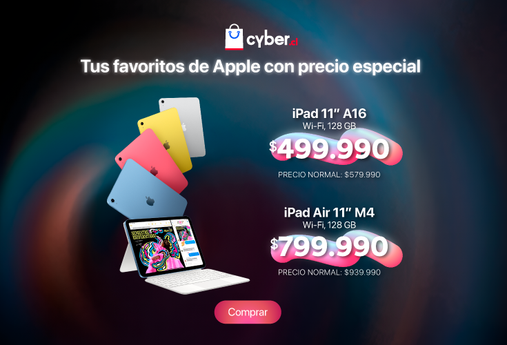 Cyber octubre 2026 - iPAd A16, Air