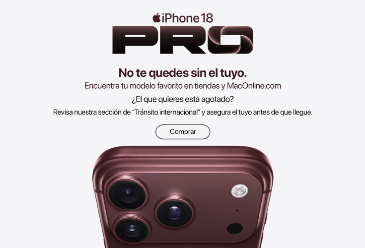 Tránsito internacional: iPhone 18 Pro
