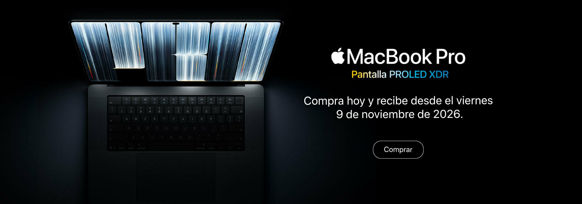 MacBook Pro con pantalla PROLED XDR