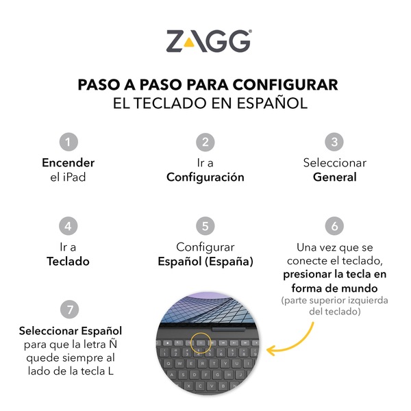 Instructivo teclado zagg