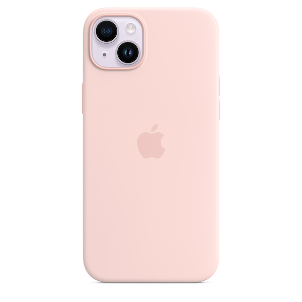 Apple silicone case chalkpink 14 plus 2