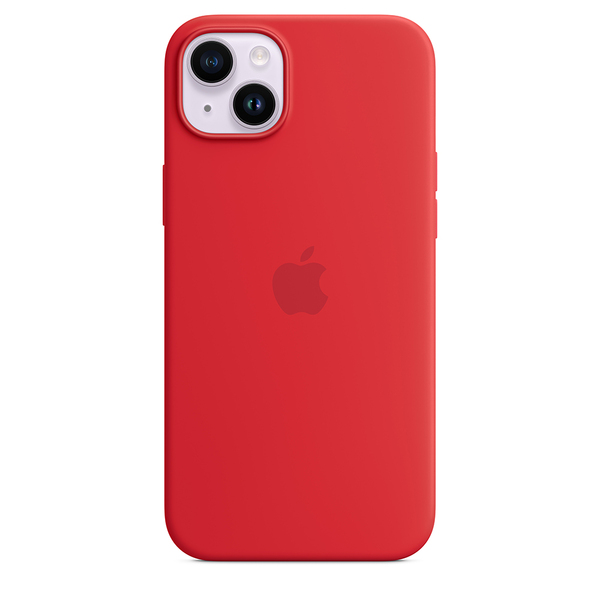 Apple silicone case product red 14 plus 2