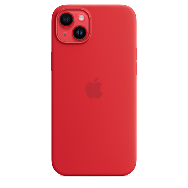 Apple silicone case product red 14 plus 5