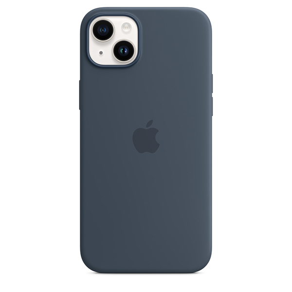 Apple silicone case storm blue 14 plus 4