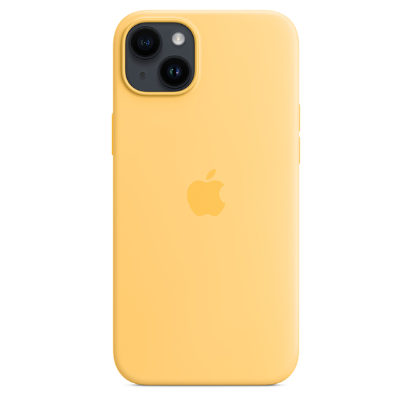 Apple silicone case sunglow 14 plus 3
