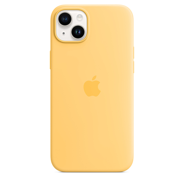 Apple silicone case sunglow 14 plus 4