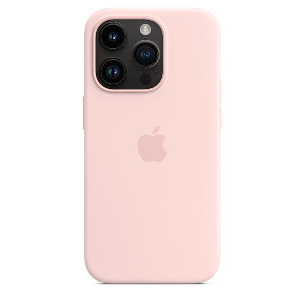 Apple silicone case chalk pink 14 pro 4