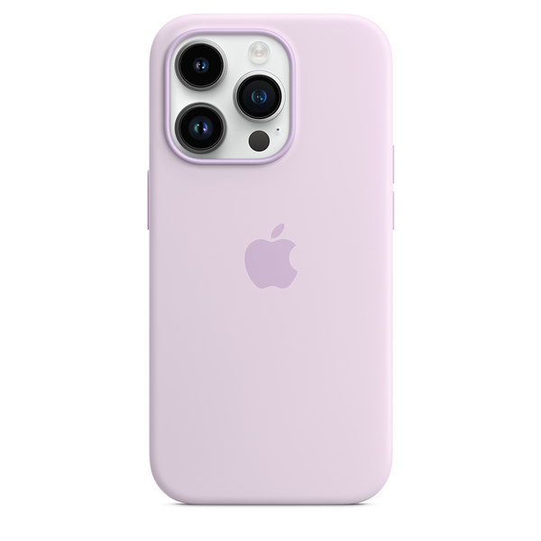 Apple silicone case lilac 14 pro 3