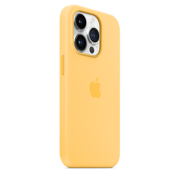 Apple silicone case sunglow 14 pro 5