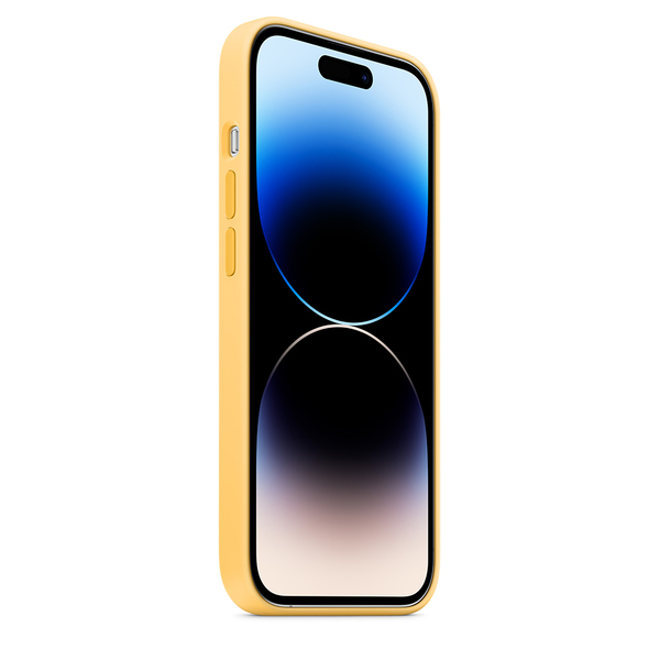 Apple silicone case sunglow 14 pro 6