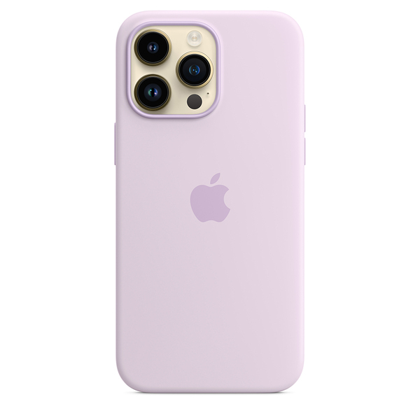 Apple silicone case lilac 14 pro max 2