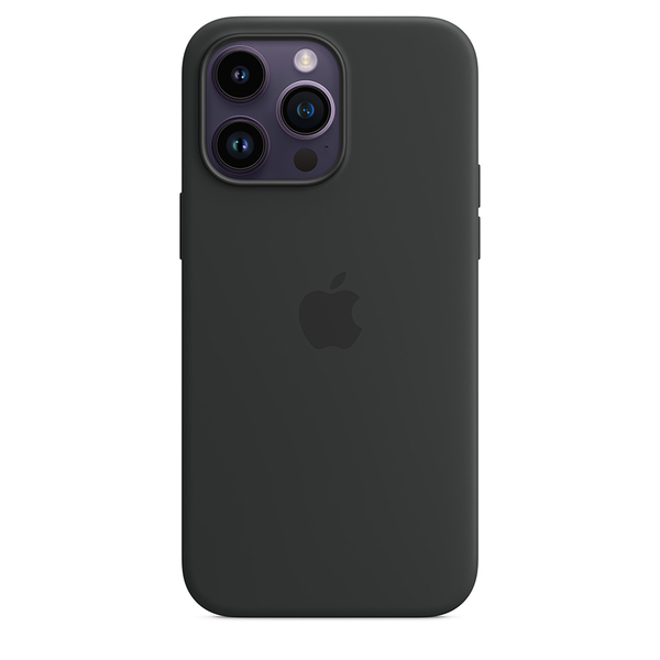 Apple silicone case midnight 14 pro max 1