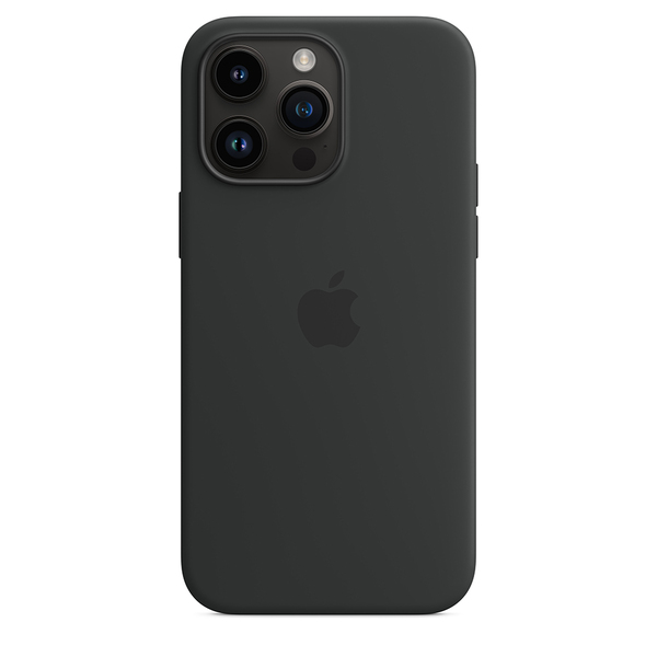 Apple silicone case midnight 14 pro max 4