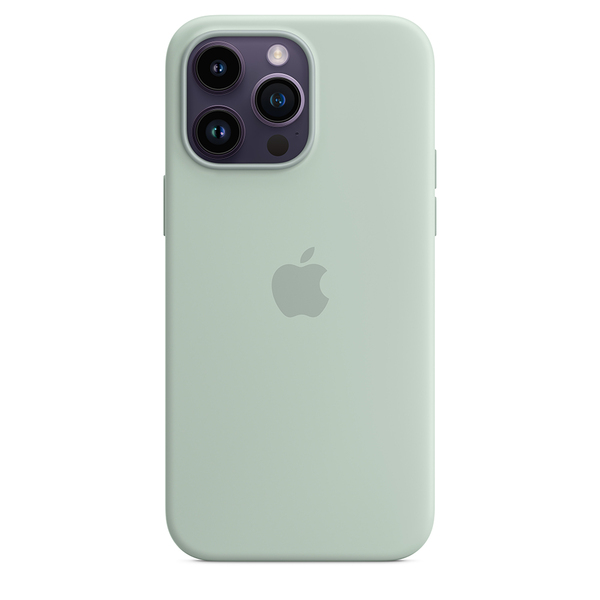 Apple silicone case succulent 14 pro max 1