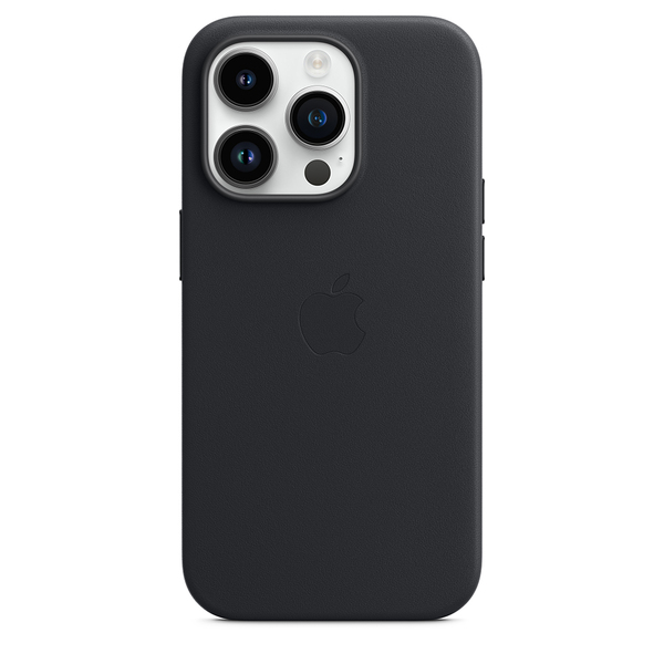 Apple leather case midnight 14 pro 3