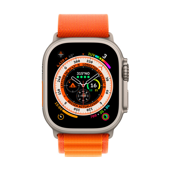 Apple watch ultra band alpine orange 3