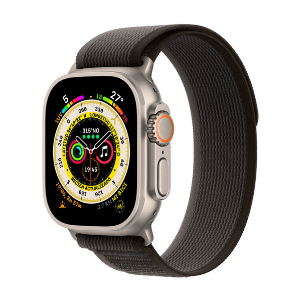 Apple watch ultra band trail black gray 2