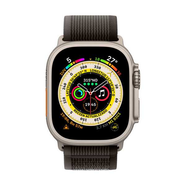 Apple watch ultra band trail black gray 3