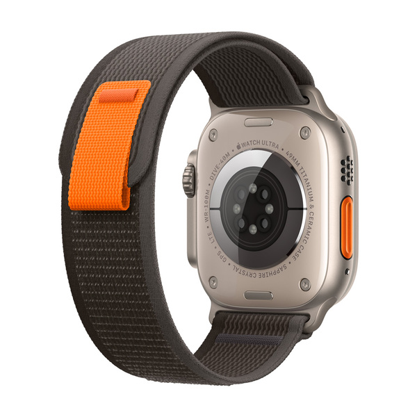 Apple watch ultra band trail black gray 4