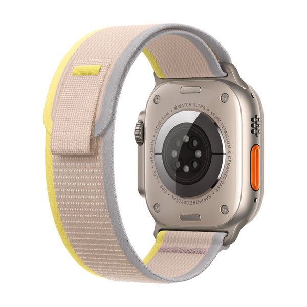 Apple watch ultra band trail yellow beige 4