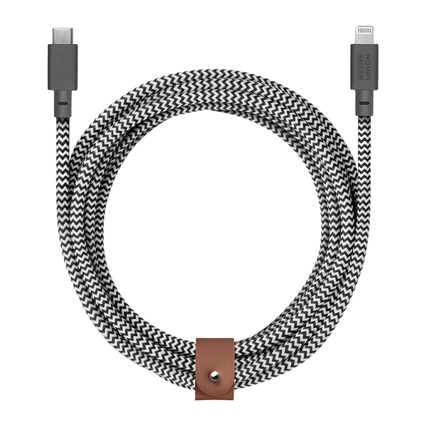 Nativeunion beltxl lightning usb c zebra