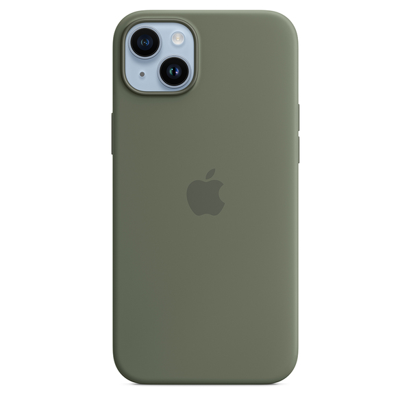 Apple silicone case olive 14 plus 1
