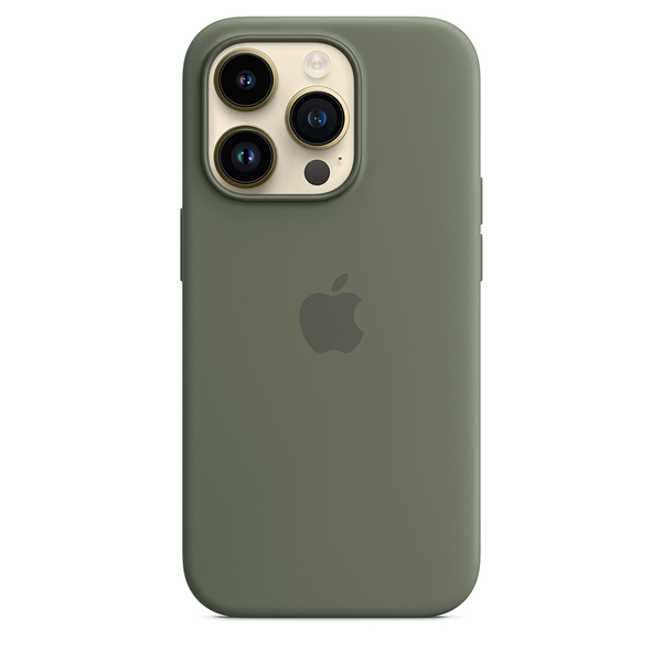 Apple silicone case olive 14 pro 2