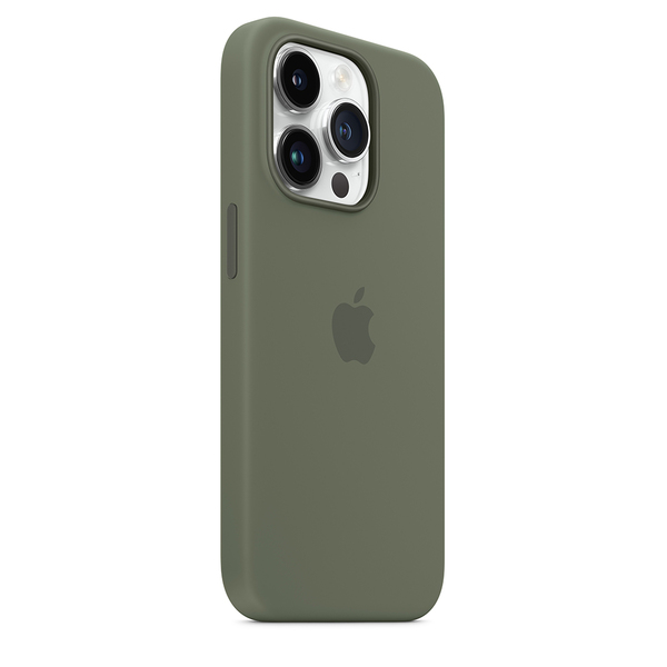 Apple silicone case olive 14 pro 5