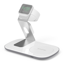Base de carga inalámbrica Dual para iPhone y Apple Watch Dusted