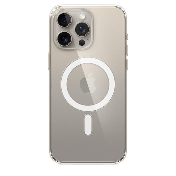 Funda transparente Apple para iPhone 15 Pro Max con MagSafe