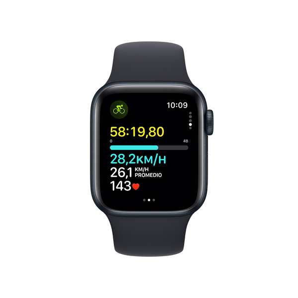 Apple watch se gps 40mm midnight aluminum midnight sport band 6