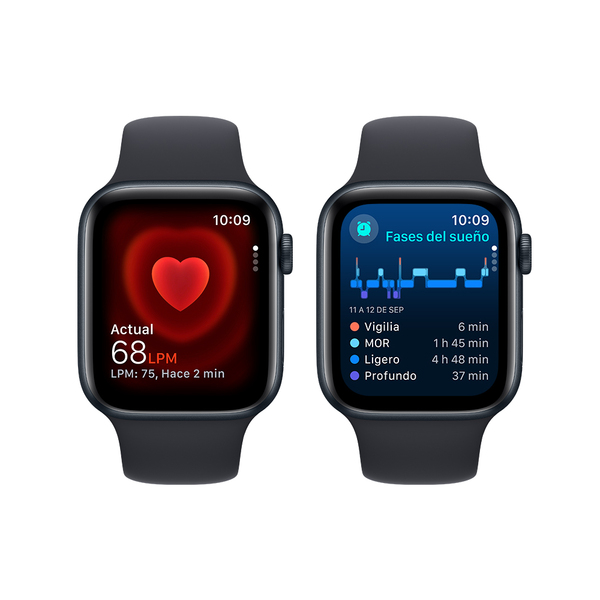 Apple watch se gps 44mm midnight aluminum midnight sport band 5